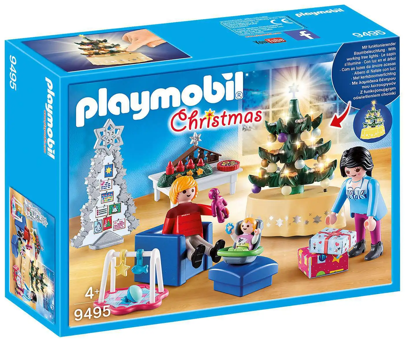 Bonus procedure Lige Playmobil Christmas Living Room Set 9495 - ToyWiz