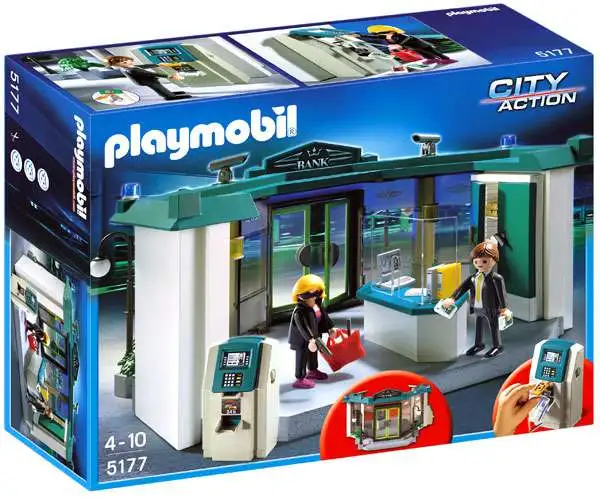Playmobil City Action Bank Safe Set 5177 ToyWiz