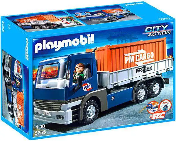 Cargo-LKW mit Container #PM73 Playmobil Ersatzteile aus 5255 