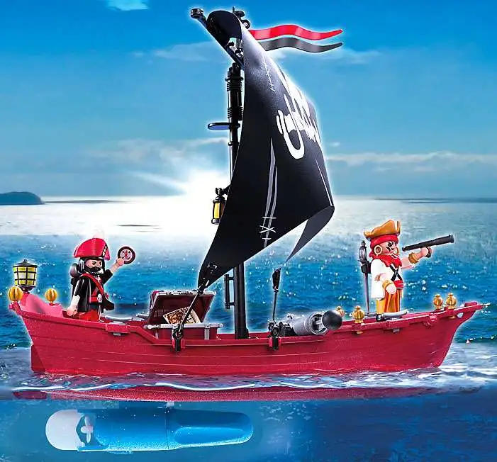 Playmobil 5298 Pirates Ship Skull and Bones Corsair 
