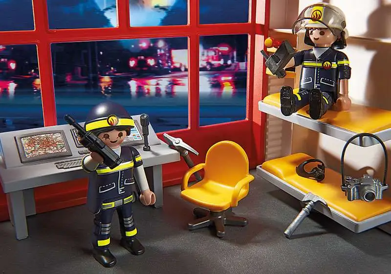 Playmobil 5361 City Acción fuego de con alarma Cuerpo de Bomberos 