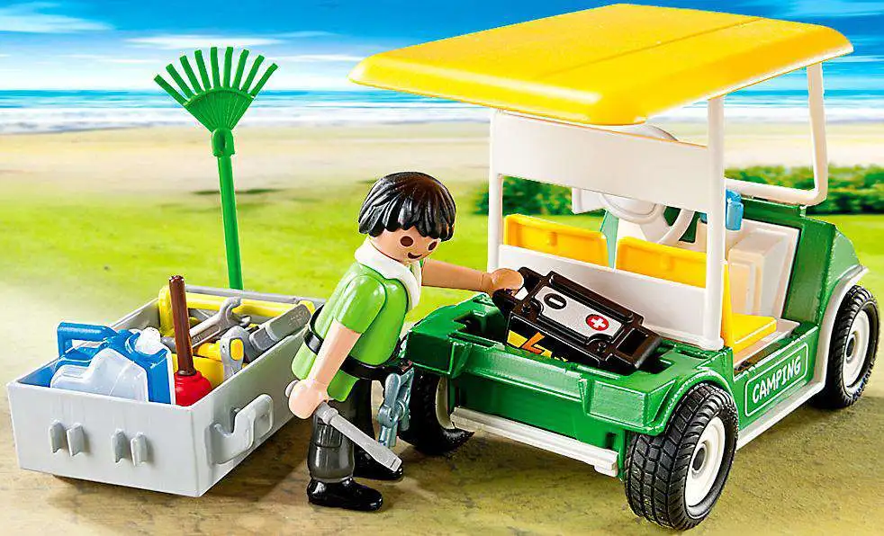 Camping-car Playmobil de vacanciers PlayMobil Summer Fun