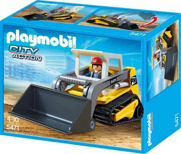 Playmobil 5471 excavadora compacta construcción trabajo de vehículos de excavación 