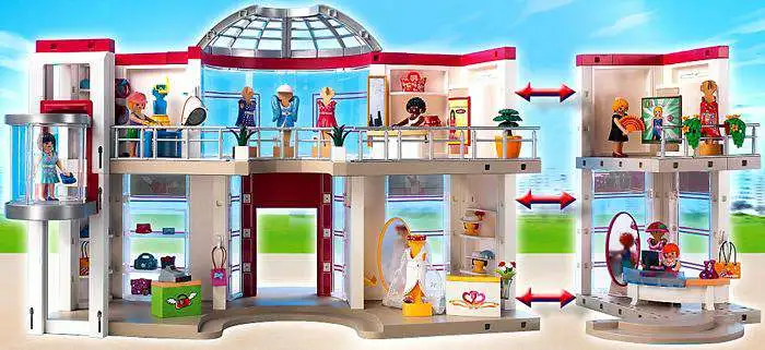 Playmobil City Life Furnished Shopping Mall Set 5485 - ToyWiz