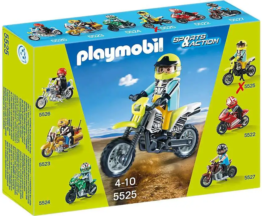Playmobil Sports Action Motocross Bike - ToyWiz