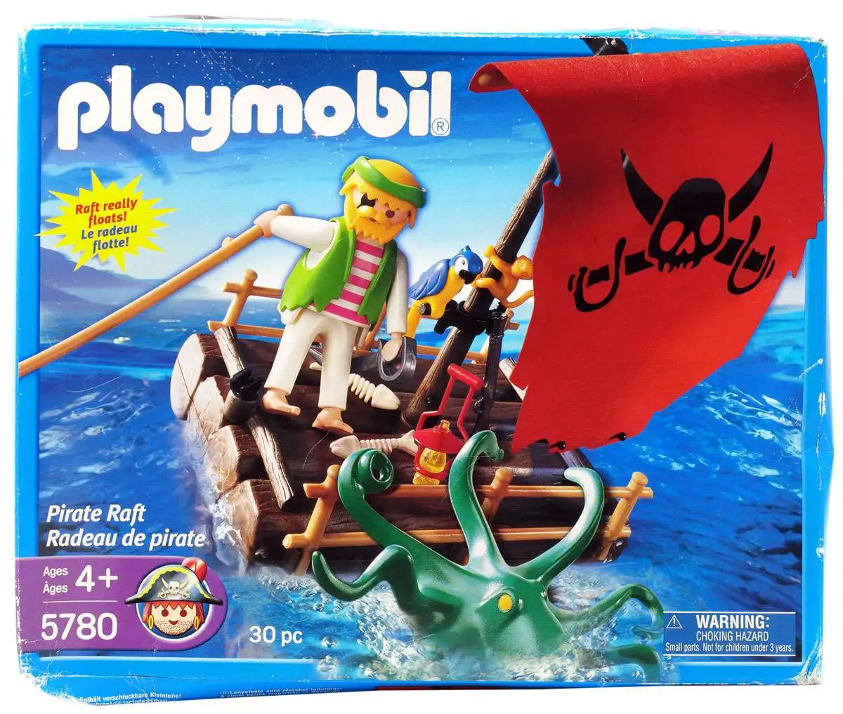 arsenal George Eliot Sæson Playmobil Pirates Pirate Raft Set 5780 Damaged Package - ToyWiz