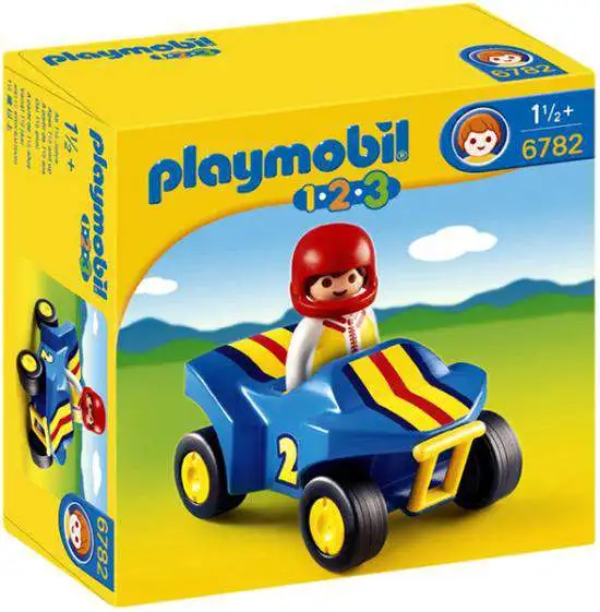 huurder lont Kan niet lezen of schrijven Playmobil 1.2.3 Quad Bike Set 6782 - ToyWiz