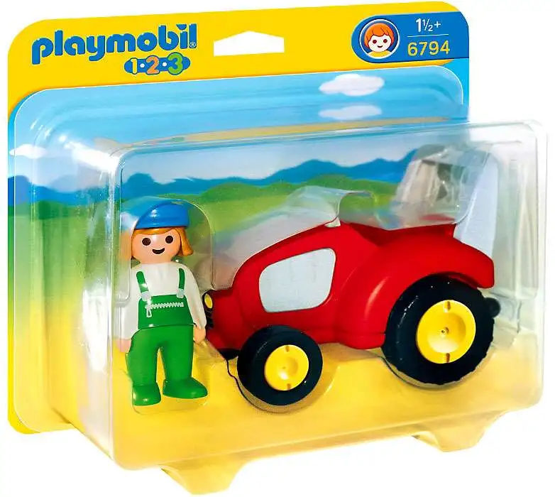 Playmobil 1.2.3 Tractor Set -