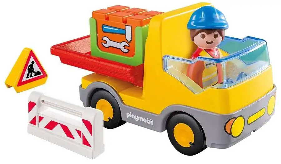 Playmobil 1.2.3 6960 Construction Truck 