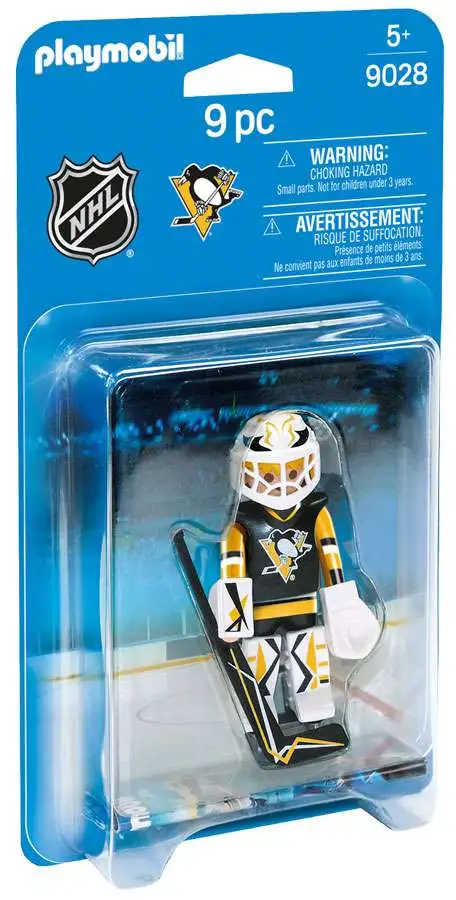 Playmobil NHL Hockey Sports & Action NHL Pittsburgh Penguins Goalie Set #9028