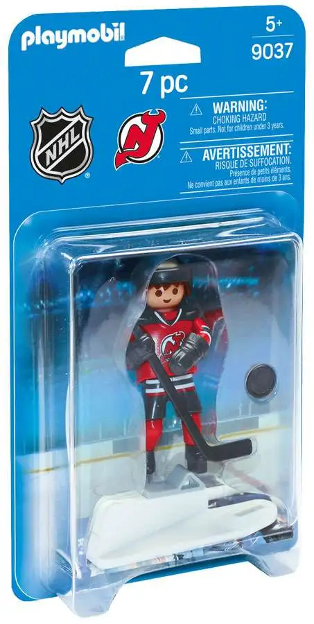 Playmobil NHL Hockey Sports & Action NHL New Jersey Devils Player Set #9037