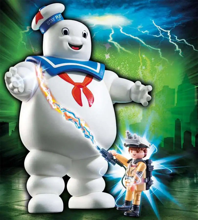 Playmobil Ghostbusters sos fantôme Stay Puft et figurine Stantz 9221 NEUF 