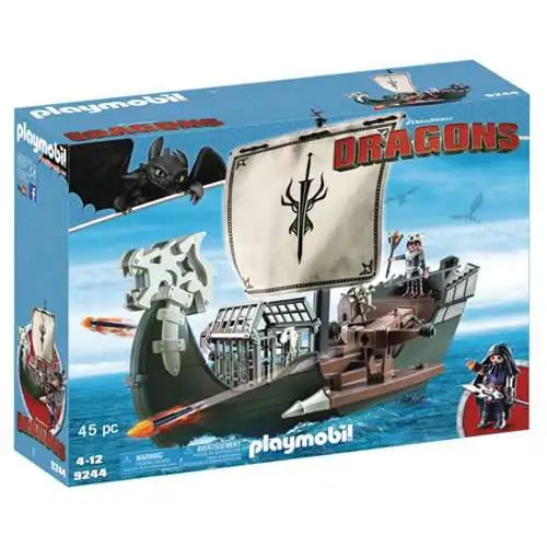 Playmobil Dragons How to Train Your Dragon Drago's Ship Set #9244 