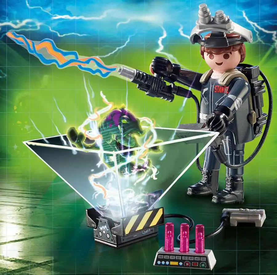 New In Box Playmobil Ghostbusters 2 Movie 9348 Stantz 26pc Legos Building Set 