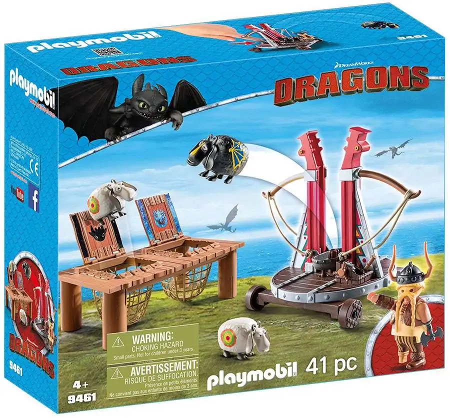 Incarijk privacy Botsing Playmobil Dragons How to Train Your Dragon Gobber the Belch with Sheep  Sling Set 9461 - ToyWiz