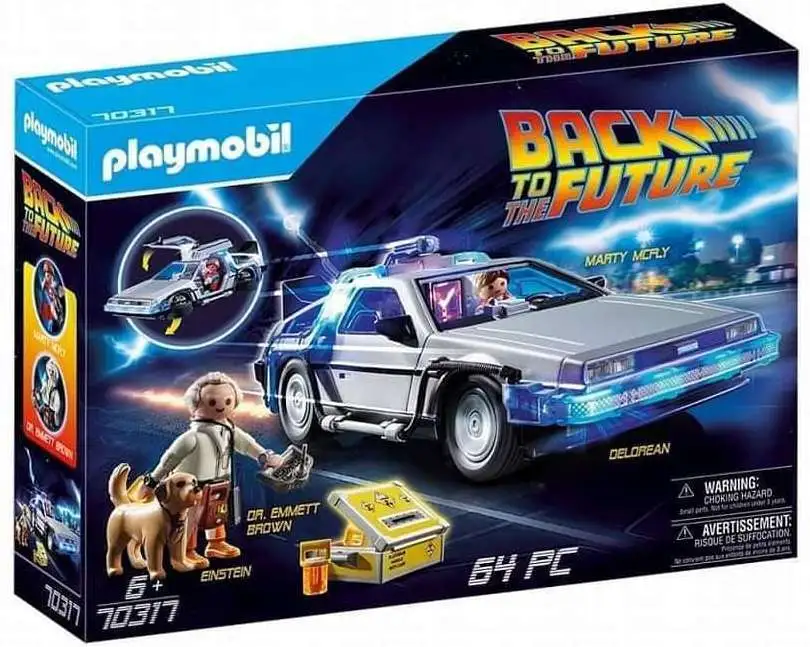 Playmobil Back to the Future DeLorean Set #70317 [Damaged Package]