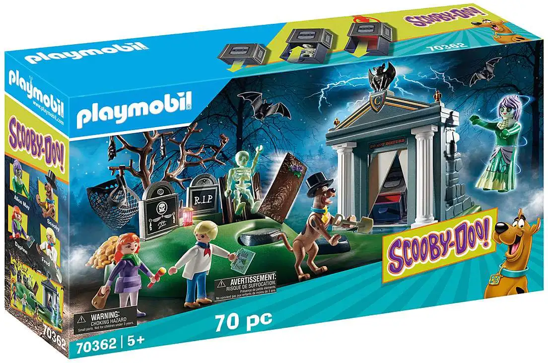 Playmobil Scooby-Doo! Adventure in the Cemetery Set #70362 [Loose]