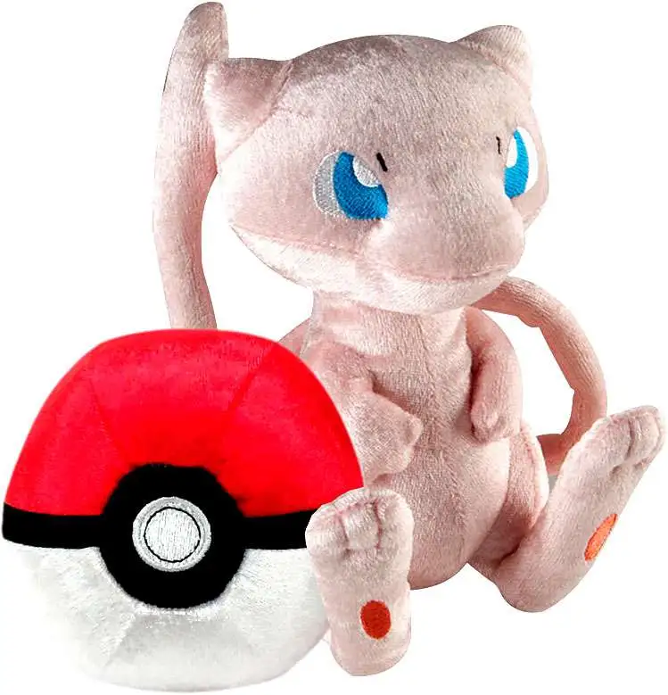 Pokemon 20th Anniversary Mew & Pokeball Exclusive 8-Inch Plush