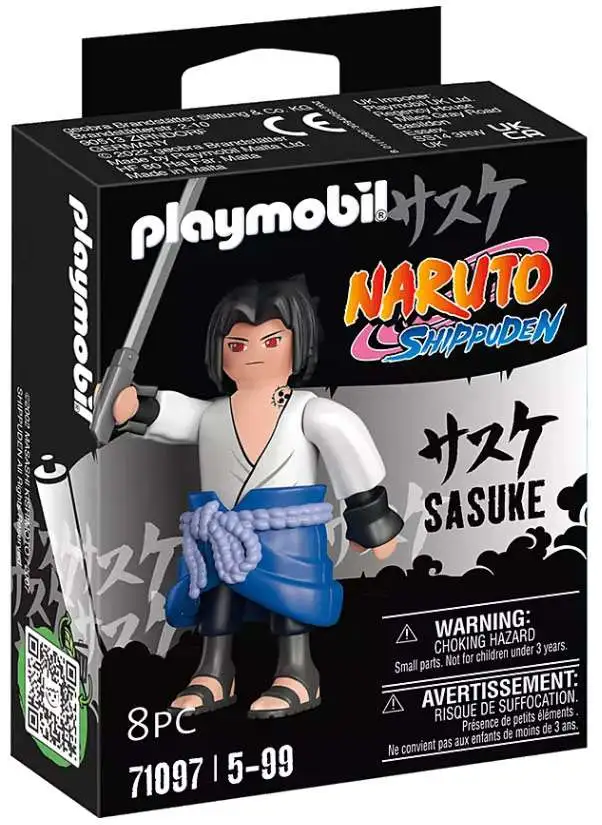 Playmobil Naruto Shippuden Sasuke Mini Figure 71097 - ToyWiz