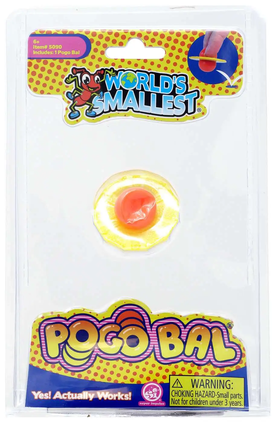World's Smallest Pogo Ball RANDOM COLOR!
