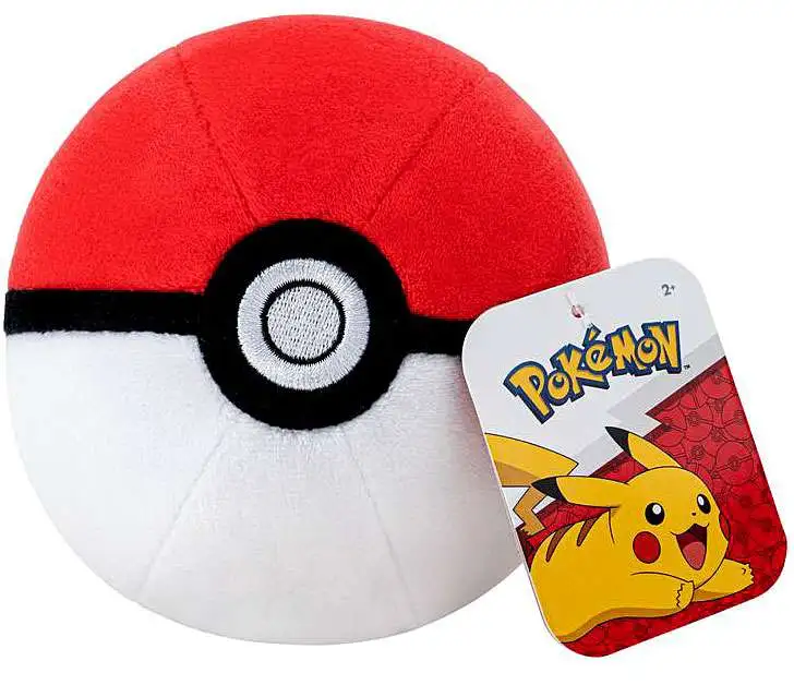 Pokemon Poke Ball 5-Inch Plush - Poke Ball