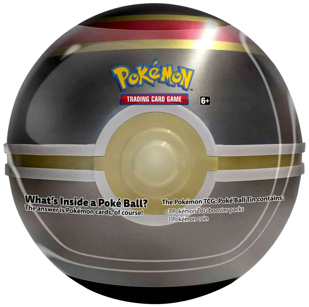 Pokemon Set of 3 Ball Tin Pack TCG Booster Packs and Coin for sale online 
