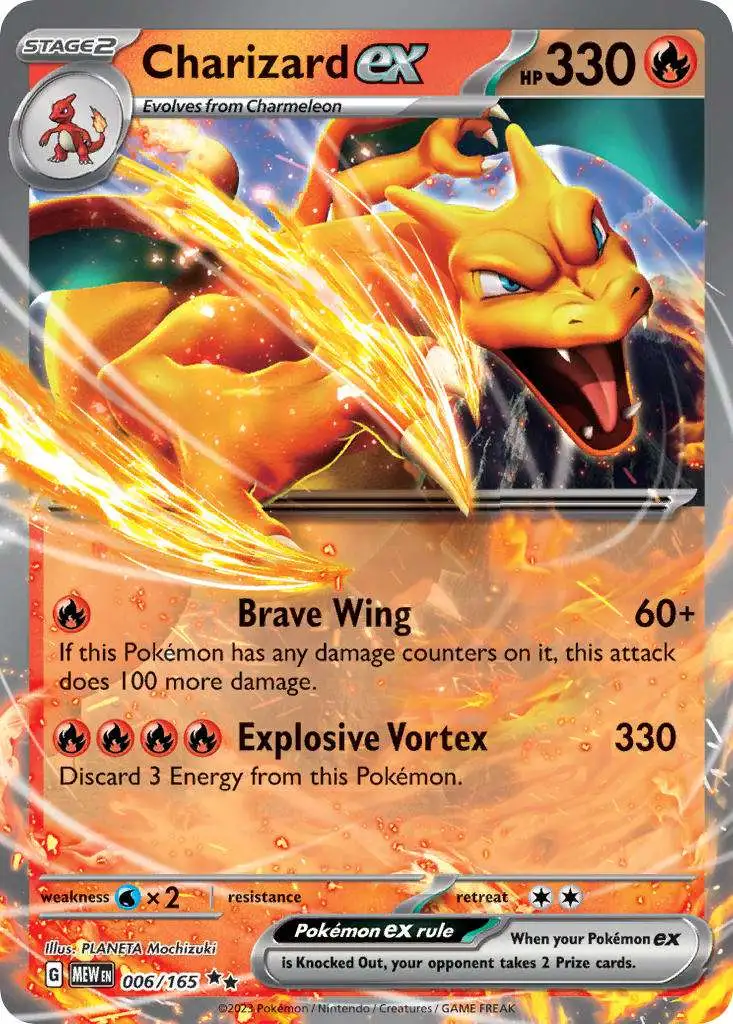 Pokemon Scarlet & Violet 151 Double Rare Charizard ex #6