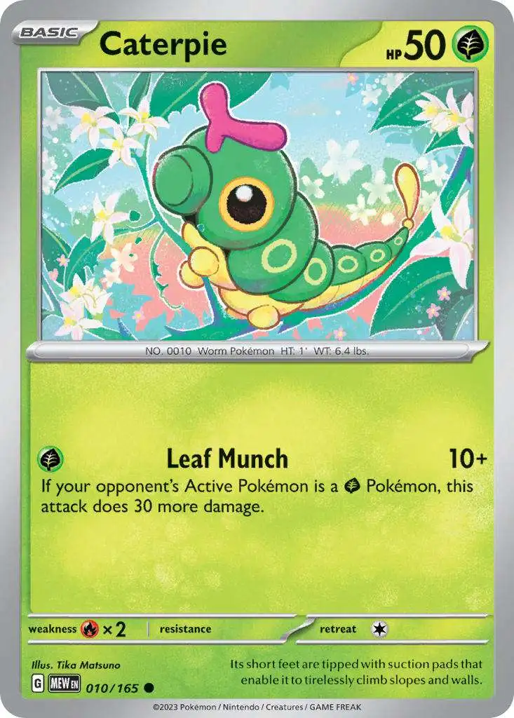 Pokemon Scarlet & Violet 151 Common Caterpie #10
