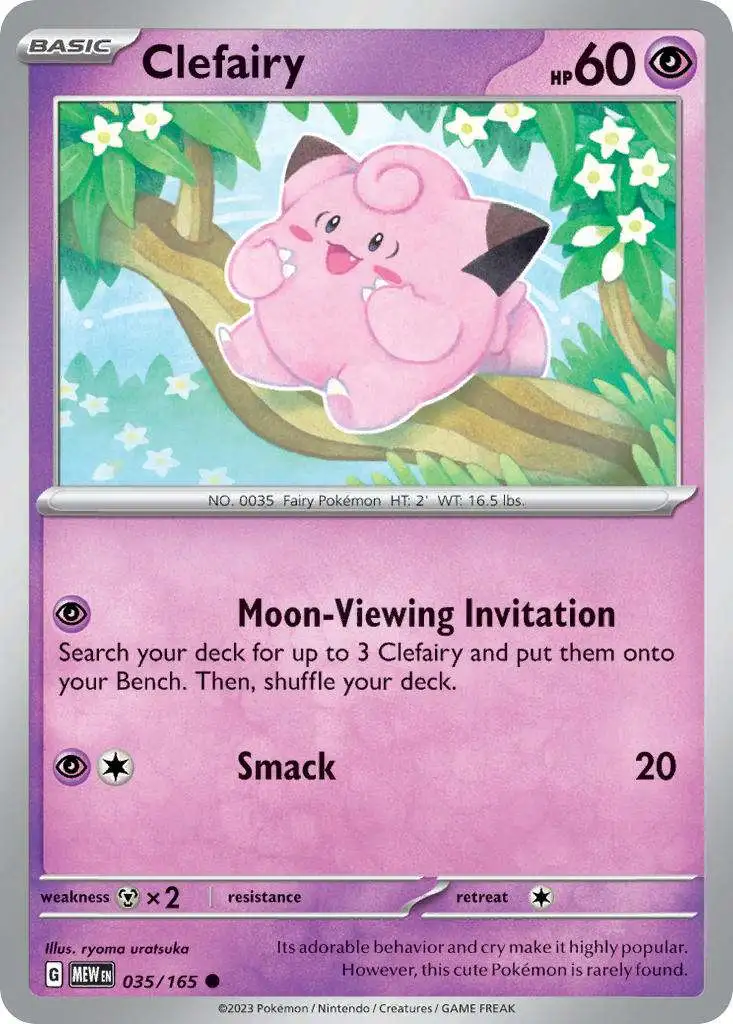 Pokemon Scarlet & Violet 151 Common Clefairy #35
