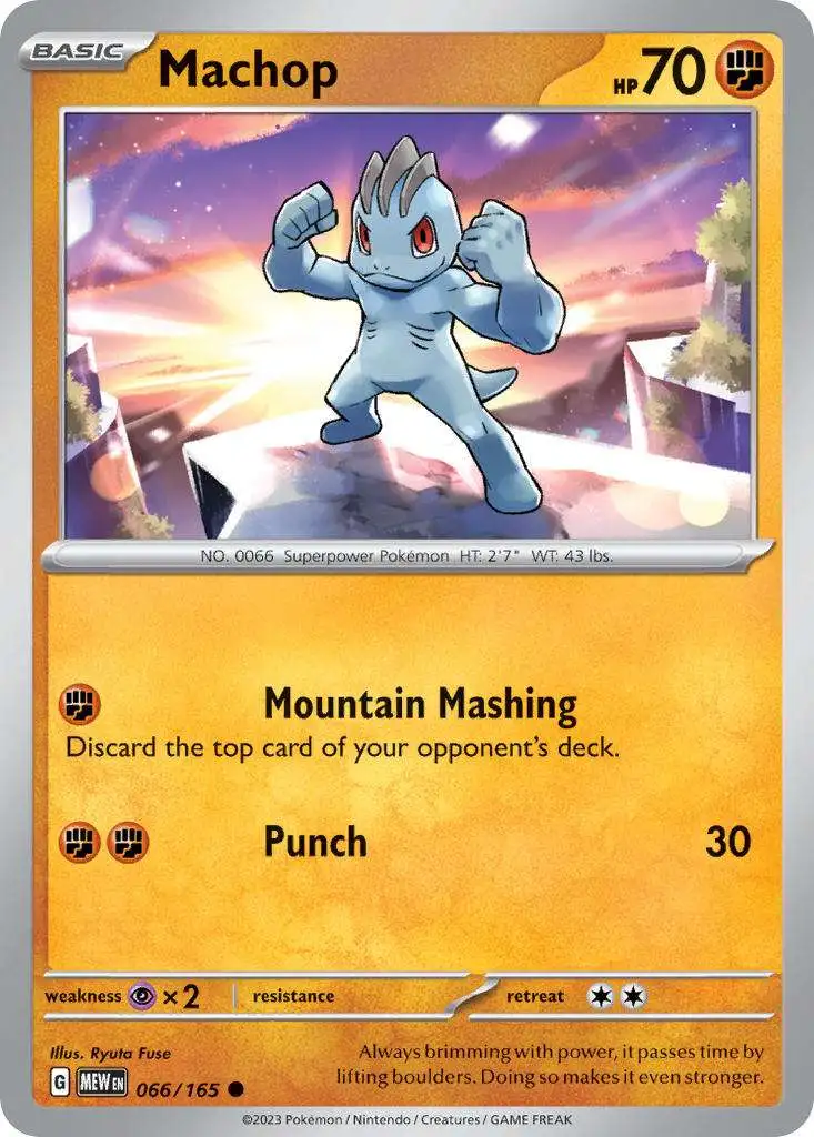 Pokemon Scarlet & Violet 151 Common Machop #66