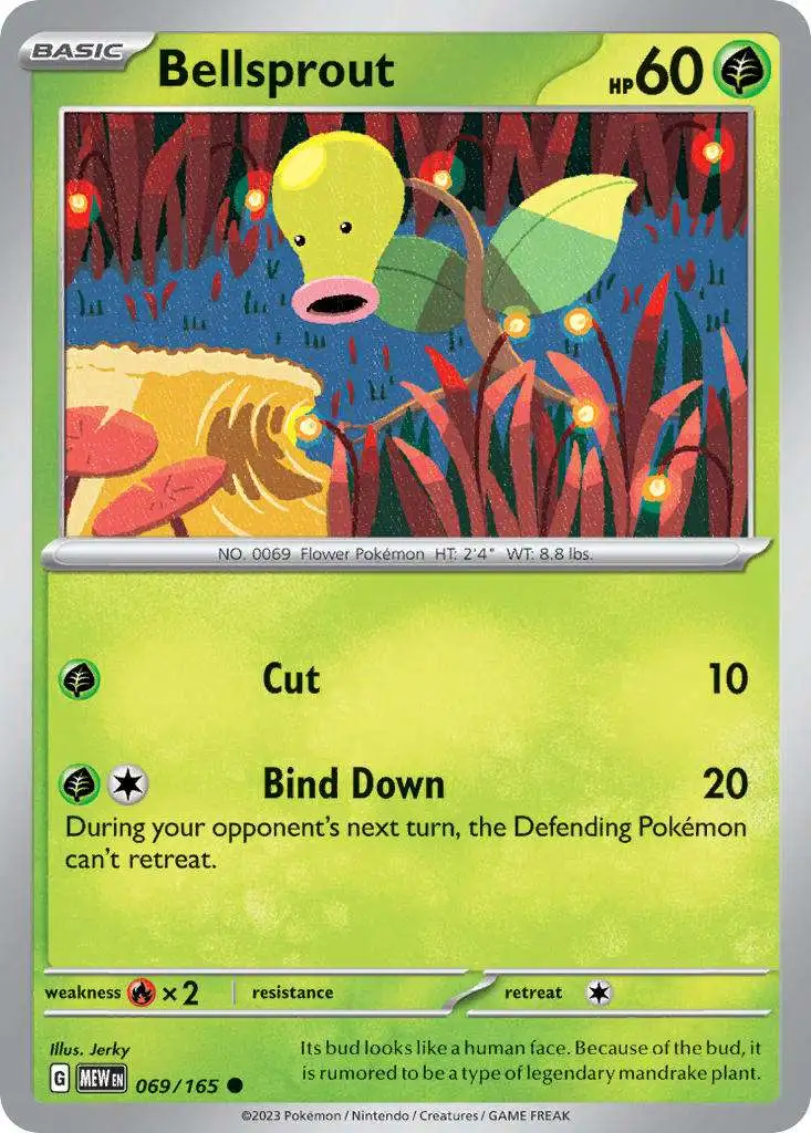 Pokemon Scarlet & Violet 151 Common Bellsprout #69