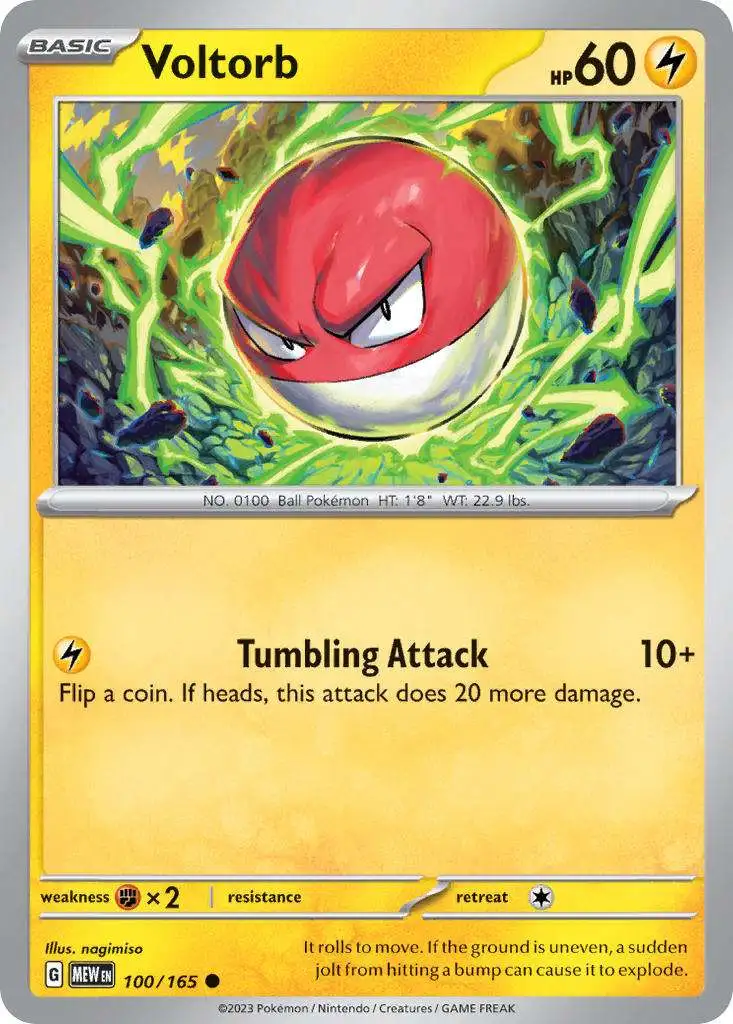 Pokemon Scarlet & Violet 151 Common Voltorb #100