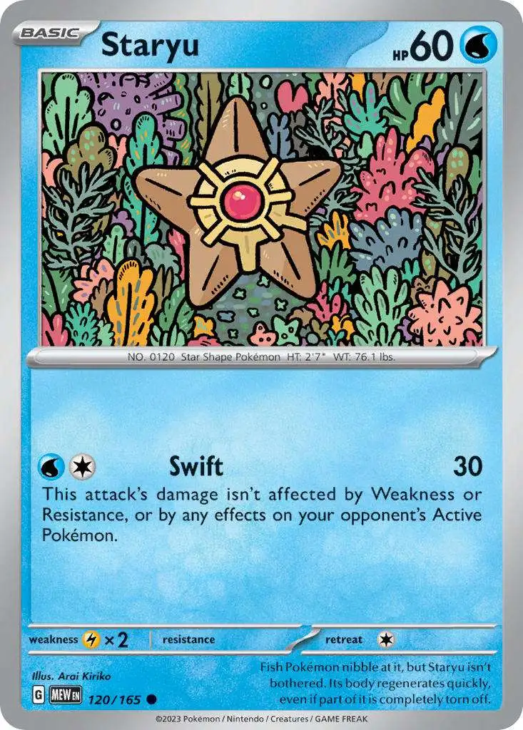 Pokemon Scarlet & Violet 151 Common Staryu #120