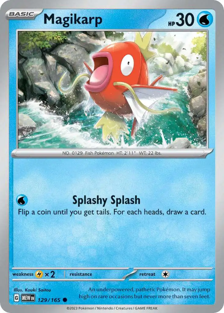 Pokemon Scarlet & Violet 151 Common Magikarp #129