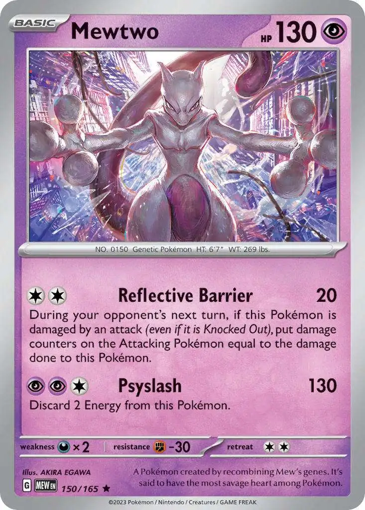 Pokemon Scarlet & Violet 151 Rare Mewtwo #150