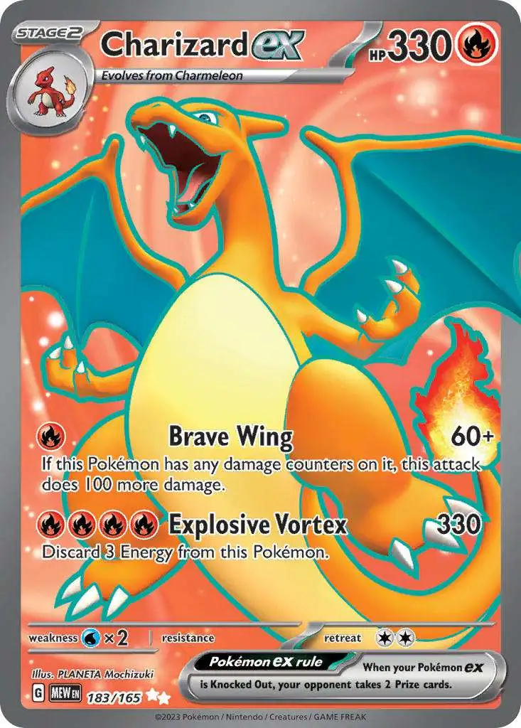 Pokemon Scarlet & Violet 151 Ultra Rare Charizard ex #183