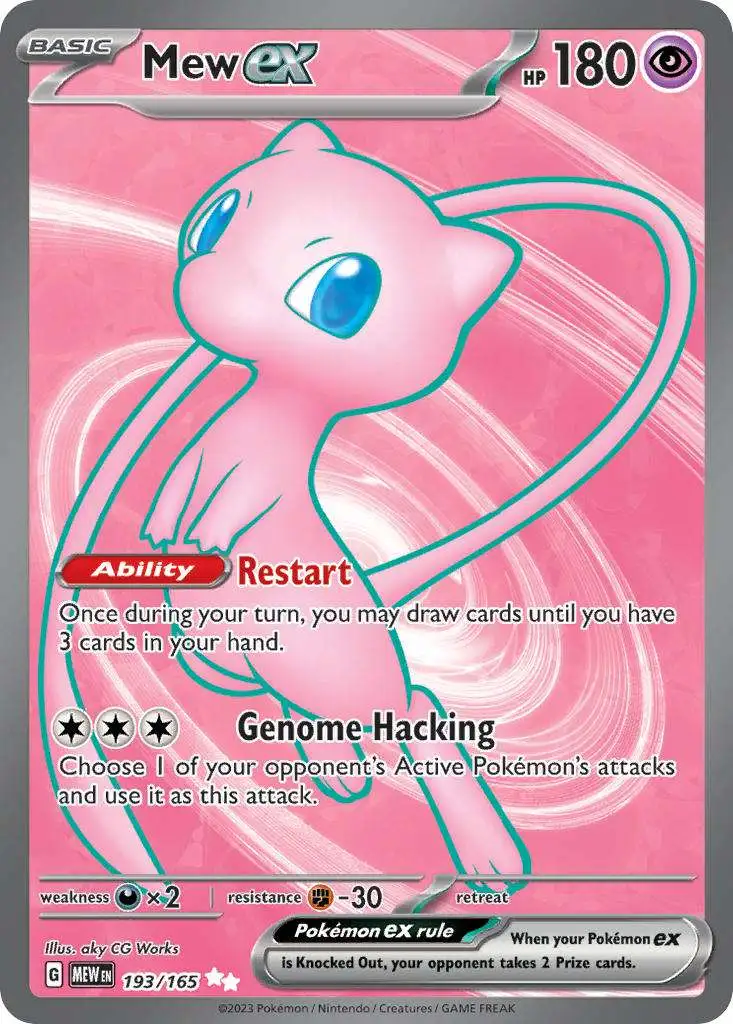 Pokemon Scarlet & Violet 151 Ultra Rare Mew ex #193