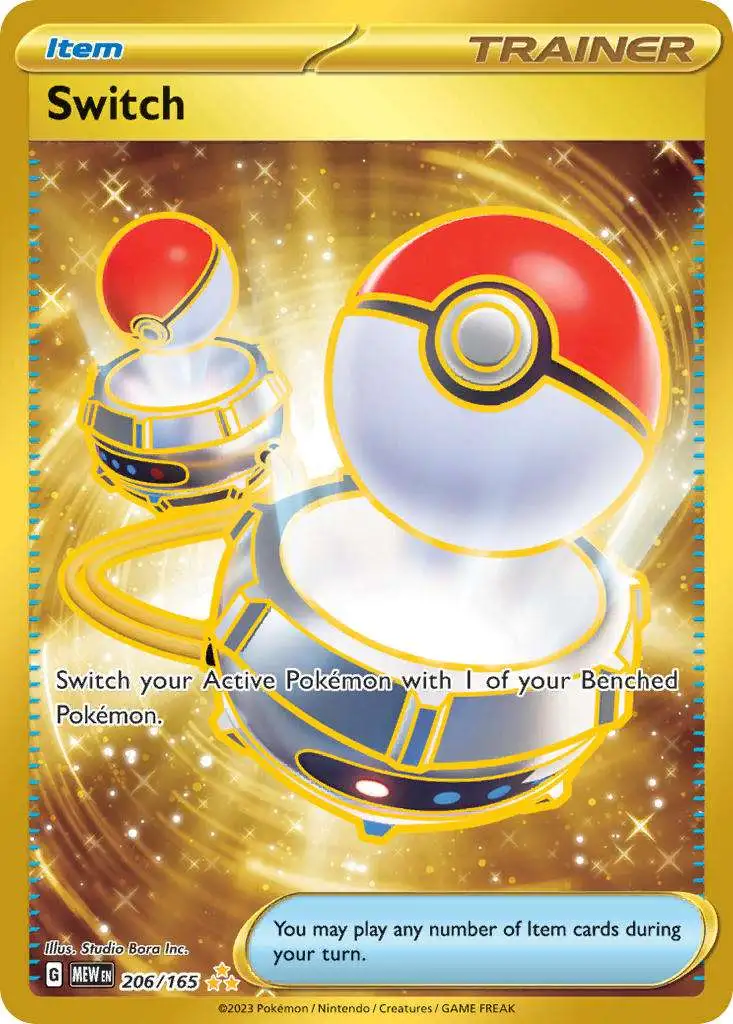 Pokemon Scarlet & Violet 151 Hyper Rare Switch #206