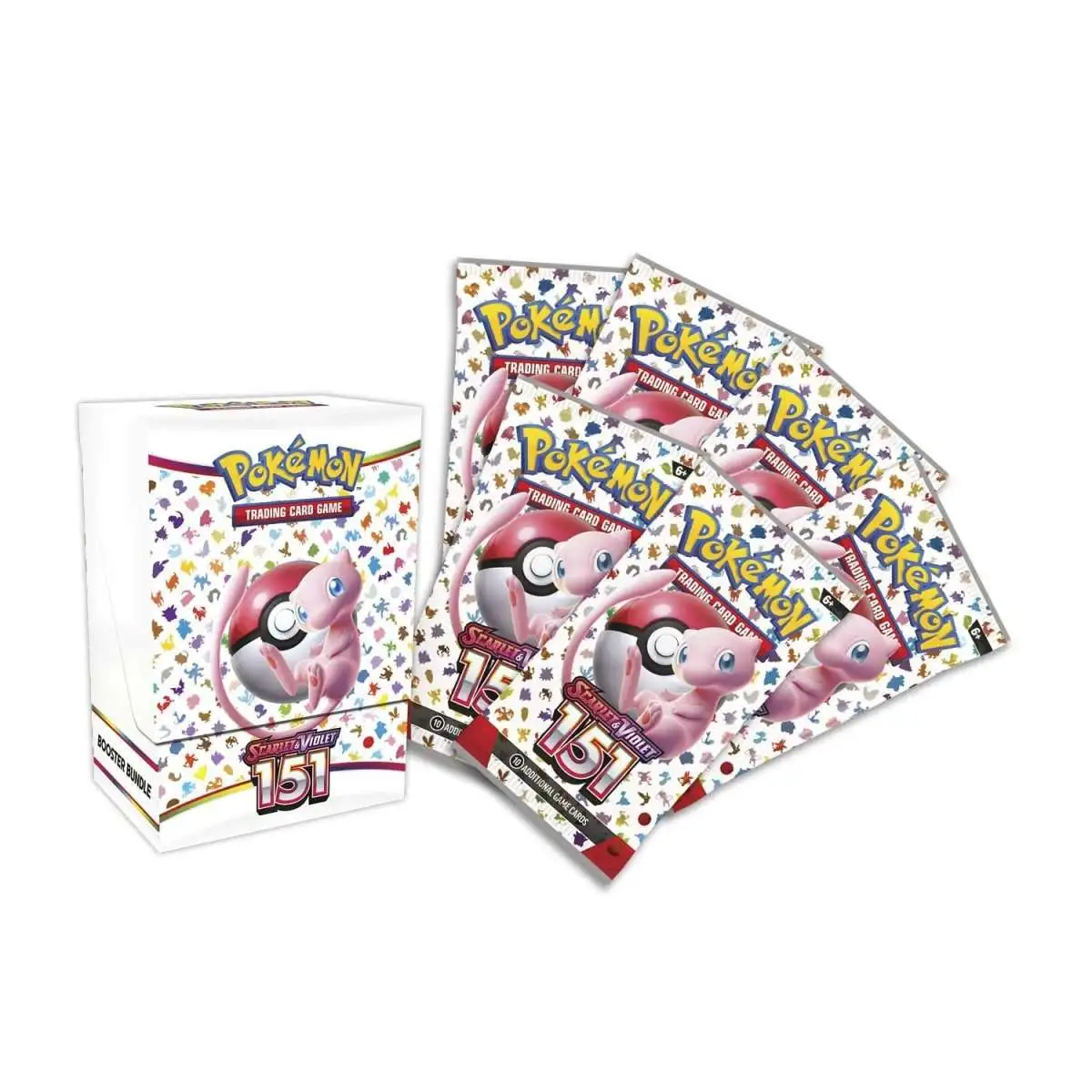 Pokémon Bundle 6 boosters 151 Ecarlate et violet EV3.5