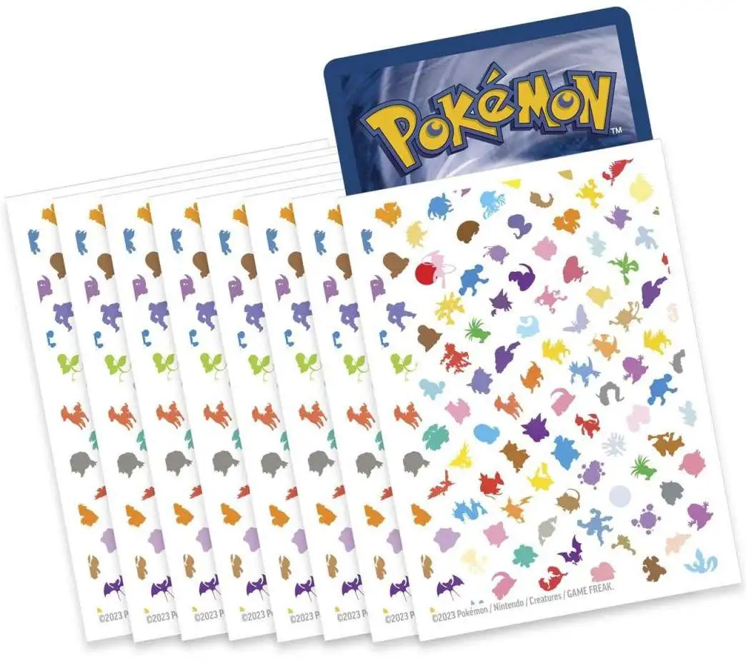 Pokemon Trading Card Game Scarlet Violet Pokemon 151 Card Sleeves 65 Count  Pokemon USA - ToyWiz