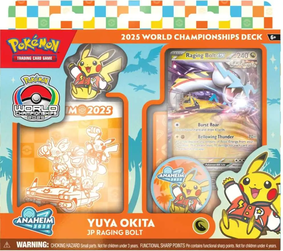 Pokemon 2025 World Championships JP Raging Bolt Deck 60 Cards, Pin More  Pokemon USA - ToyWiz