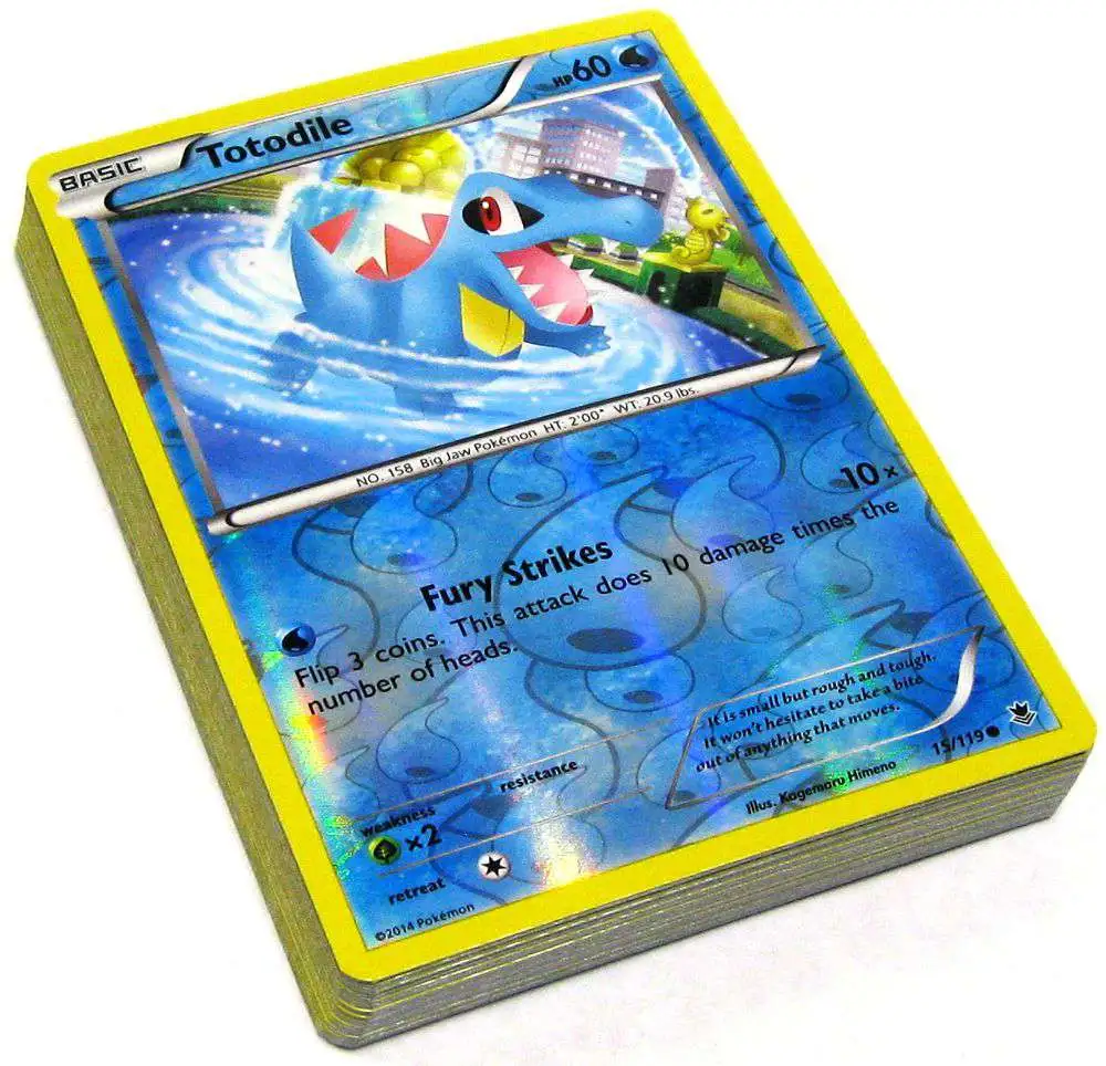 Lot 15 Radom Commmon/Uncommon Reverse Holo Pokemon Cards 