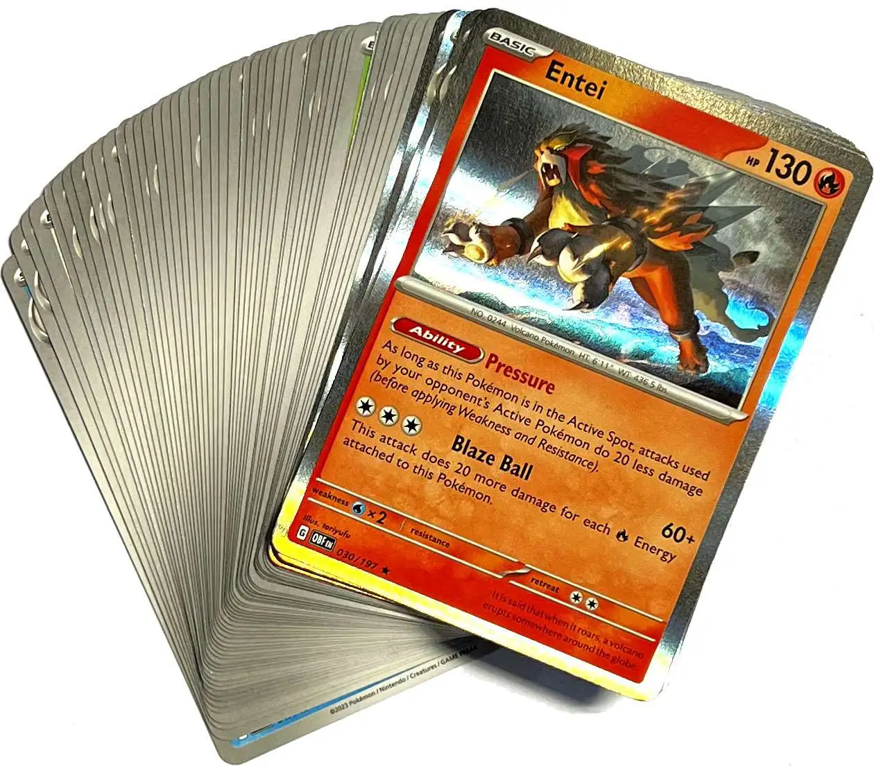 Pokemon Scarlet Violet Obsidian Flames Obsidian Flames LOT of 50 Single  Cards 5 Rares, 45 UncommonsCommons - ToyWiz
