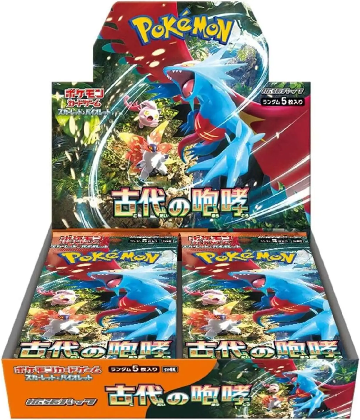 Pokemon Ancient Roar Booster Box [JAPANESE, 30 Packs]