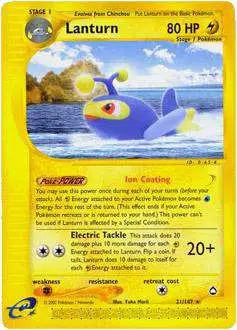 Pokemon Aquapolis Rare Lanturn #21 [Lightly Played]