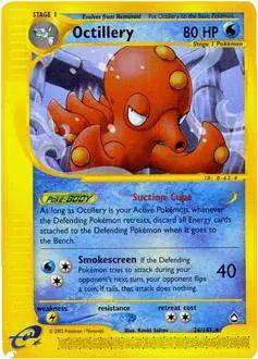 Pokemon Aquapolis Rare Octillery #26