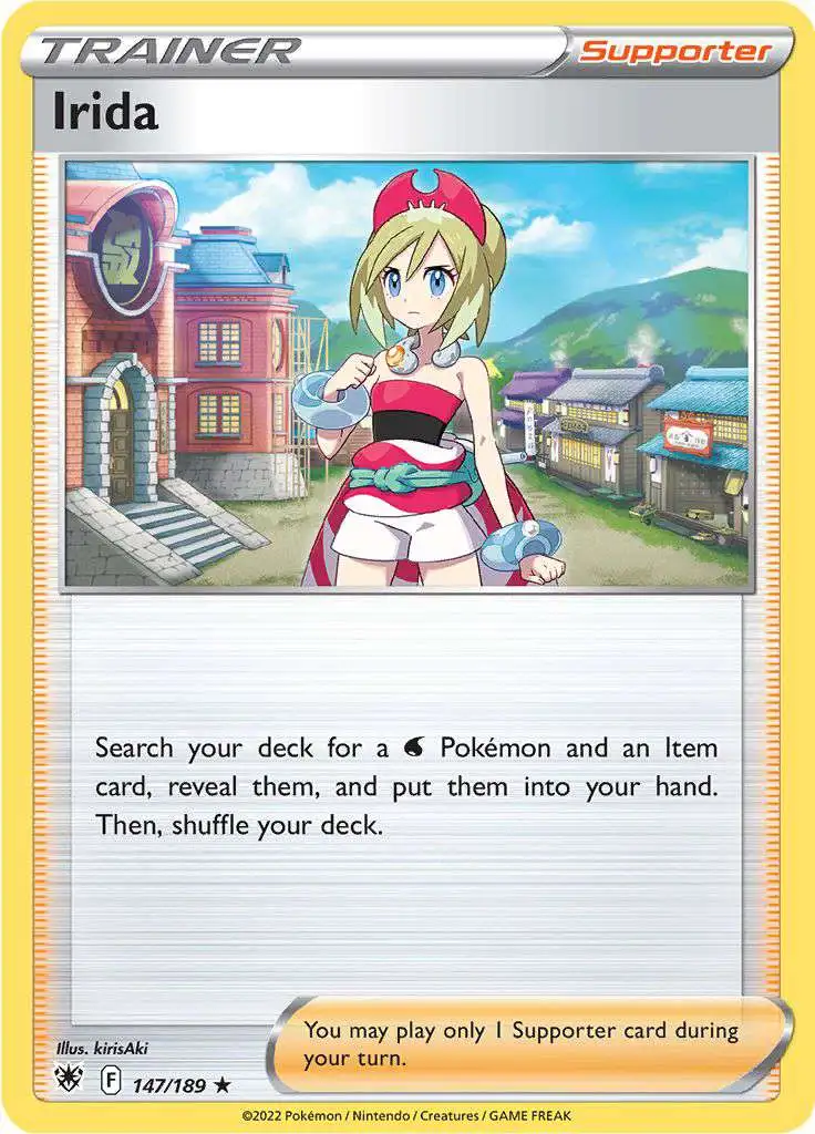 Pokemon Trading Card Game Sword & Shield Astral Radiance Rare Holo Irida #147