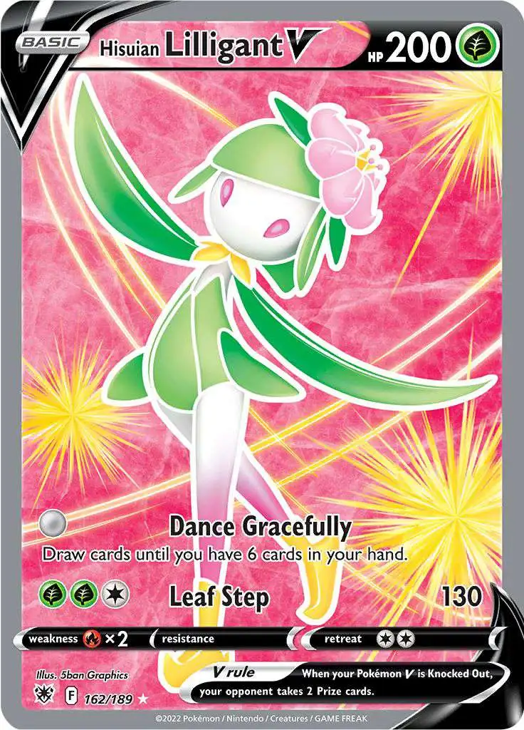 Pokemon Trading Card Game Sword & Shield Astral Radiance Ultra Rare Hisuian  Lilligant-V #162