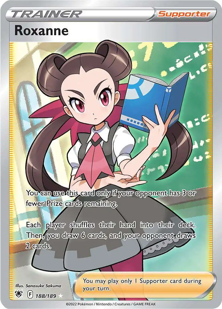 Pokemon Trading Card Game Sword & Shield Astral Radiance Ultra Rare Roxanne #188 [Full Art]