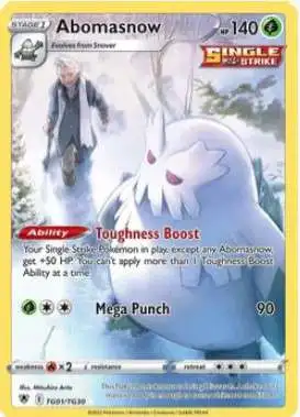 Pokemon Trading Card Game Sword & Shield Astral Radiance Ultra Rare Abomasnow TG01 [Trainer Gallery]